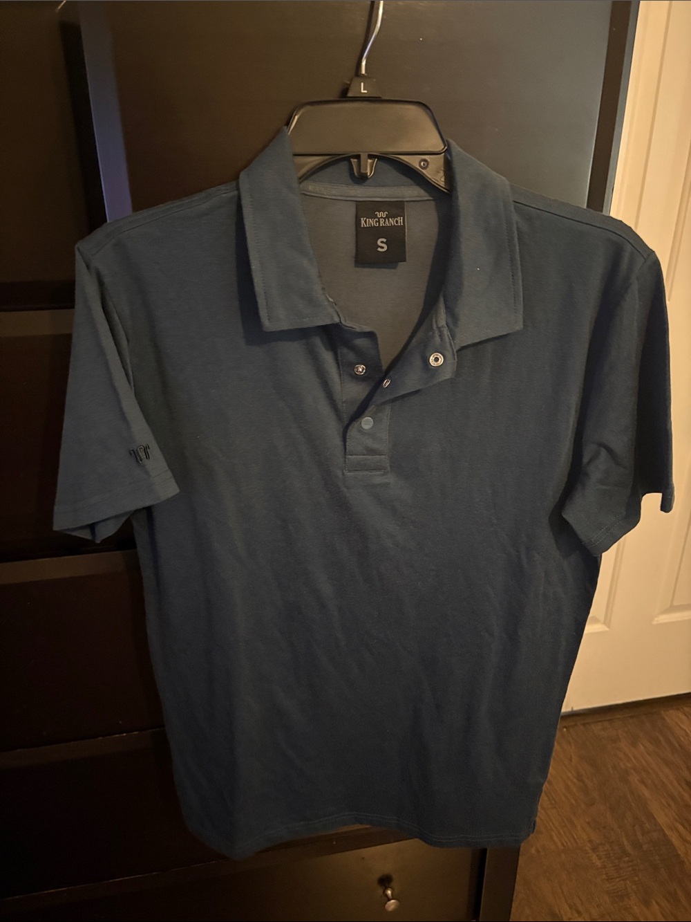 King Ranch Men’s Dark Blue Polo Shirt - S